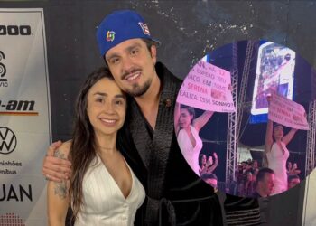 Engenheira civil, fã de Luan Santana há 12 anos, realiza sonho e recebe abraço do ídolo