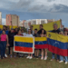 Venezuelanos realizam ato em Brasília para comemorar captura de Maduro