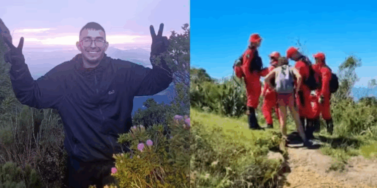 Após cinco dias desaparecido, jovem é encontrado vivo no Pico Paraná
