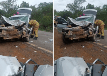 Mulher grávida morre em acidente na MG‑181