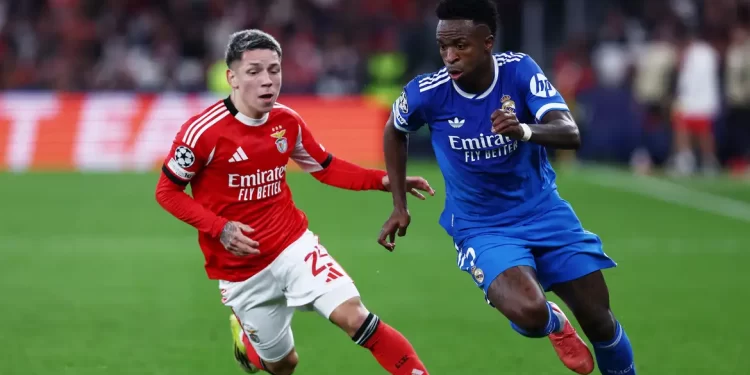 Real Madrid envia provas à UEFA após denúncia de racismo contra Vini Jr.