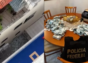 Dinheiro jogado pela janela em Balneário Camboriú soma R$ 429 mil durante operação da PF