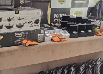 Trio de portugueses é preso em Juiz de Fora por venda de produtos falsificados