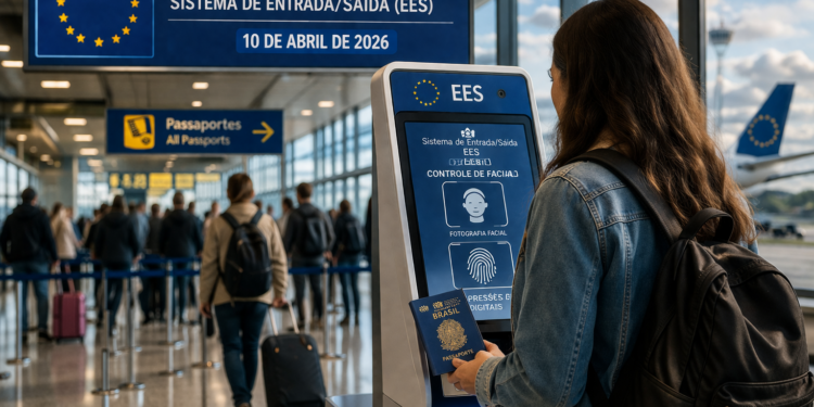 Europa ativa sistema digital de fronteiras nos aeroportos: EES entra em operação total em 10 de abril