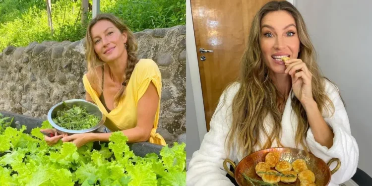 Gisele Bündchen deixa de ser vegana e revela motivo da mudança na alimentação
