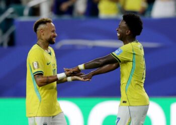 Vini Jr. brilha e Brasil se classifica em 1º com 3×0 sobre a Escócia