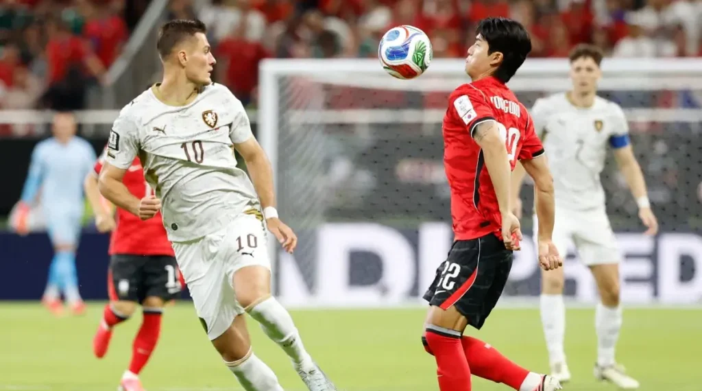 Coreia do Sul e República Tcheca fizeram duelo inédito na Copa do Mundo de 2026