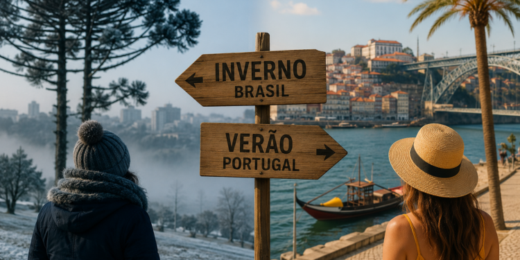 Brasil entra no inverno enquanto Portugal dá as boas-vindas ao verão
