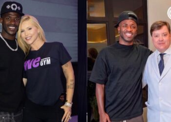 Vini Jr. surge com visual renovado e rouba a cena na inauguração da academia de Virginia Fonseca