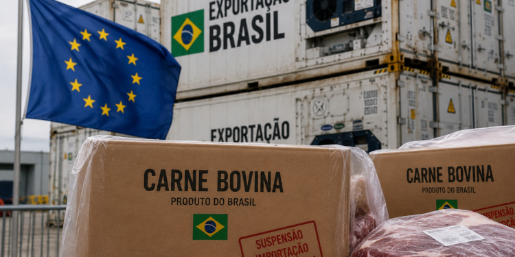 União Europeia bloqueia temporariamente entrada de carnes, ovos e mel do Brasil